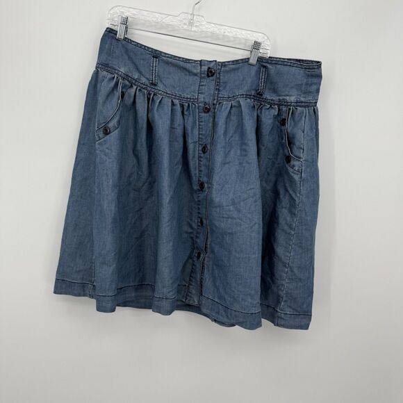 Ashely Stewart Mini Skirt Size 12 (XL) Plus Size Cotton - Picture 1 of 7